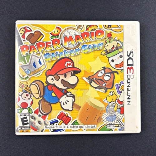 Paper mario sticker - mario:, star