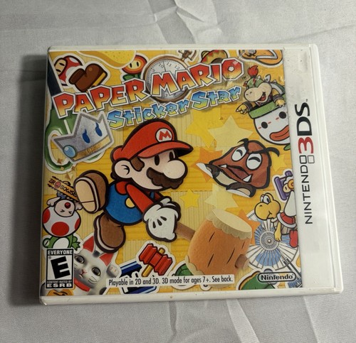 Adesivo paper mario star - mario,