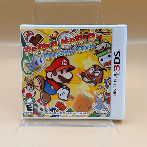 Paper mario sticker - paper, mario: