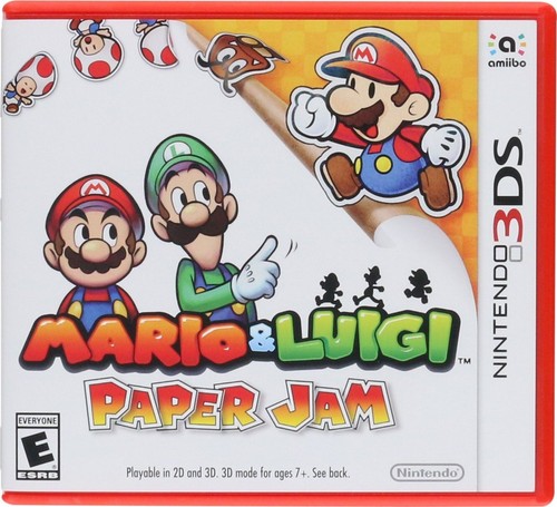 Mario luigi paper jam - mario,