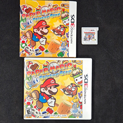 Adesivo paper mario star - paper,