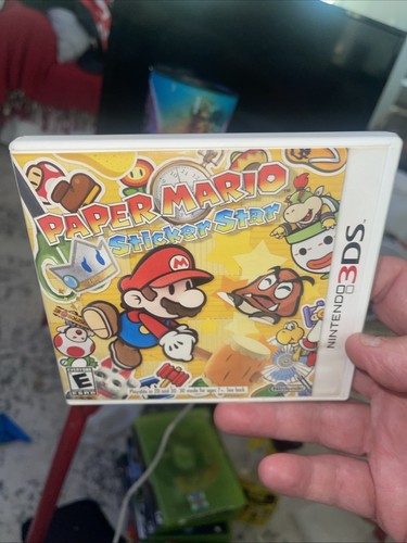 Adesivo paper mario - paper, star