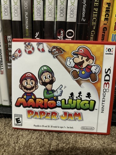 Mario luigi paper jam - &,