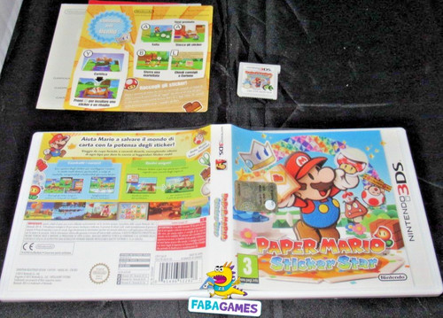 3ds paper mario - mario,