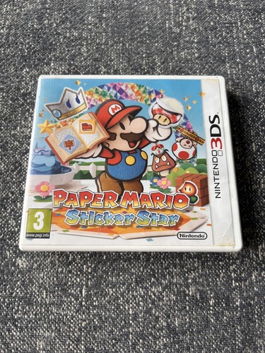 Paper mario sticker - mario, star