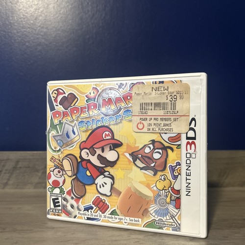 Adesivo paper mario star - paper,