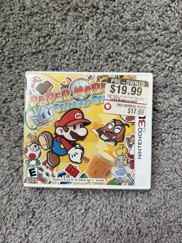Adesivo paper mario - adesivo, star