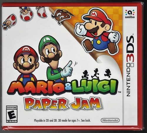 Mario luigi paper jam 3ds - mario,
