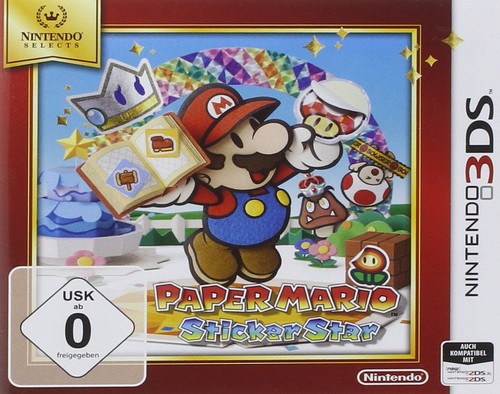 Paper mario sticker - sticker, star