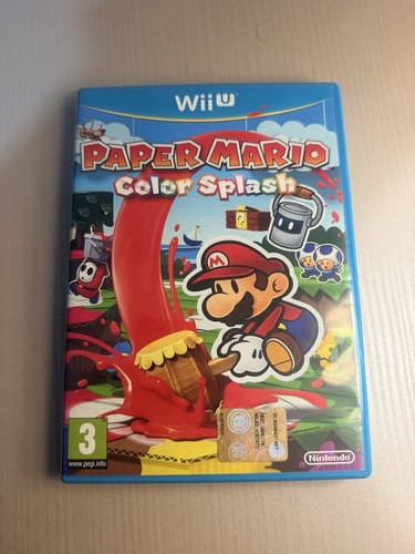 Wii paper mario color - paper, splash