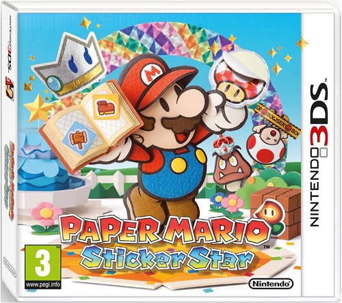 Gioco 3ds paper mario sticker - gioco,