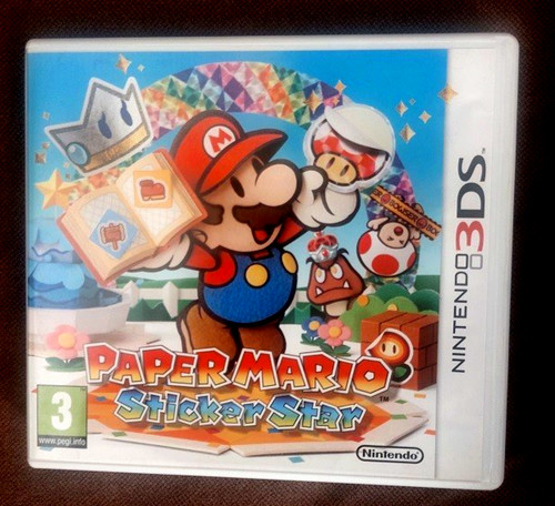 Carta mario adesivo - mario, stella