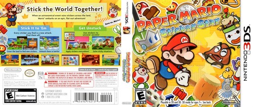 Paper mario sticker star 3ds - sticker,